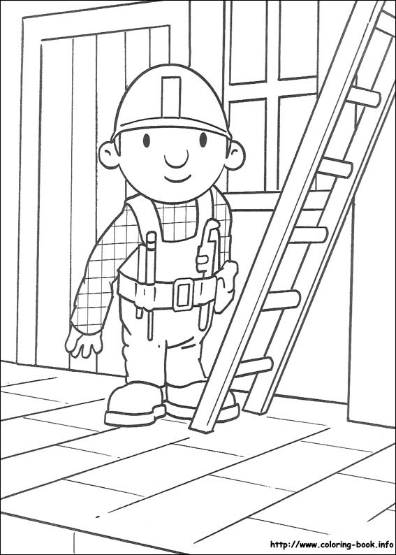 Bob the Builder coloring picture